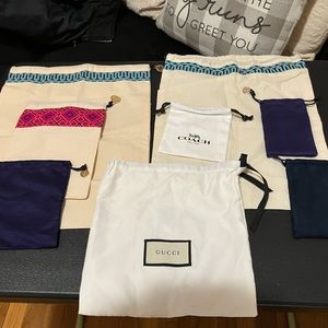 VARIOUS DESIGNER DUST BAGS